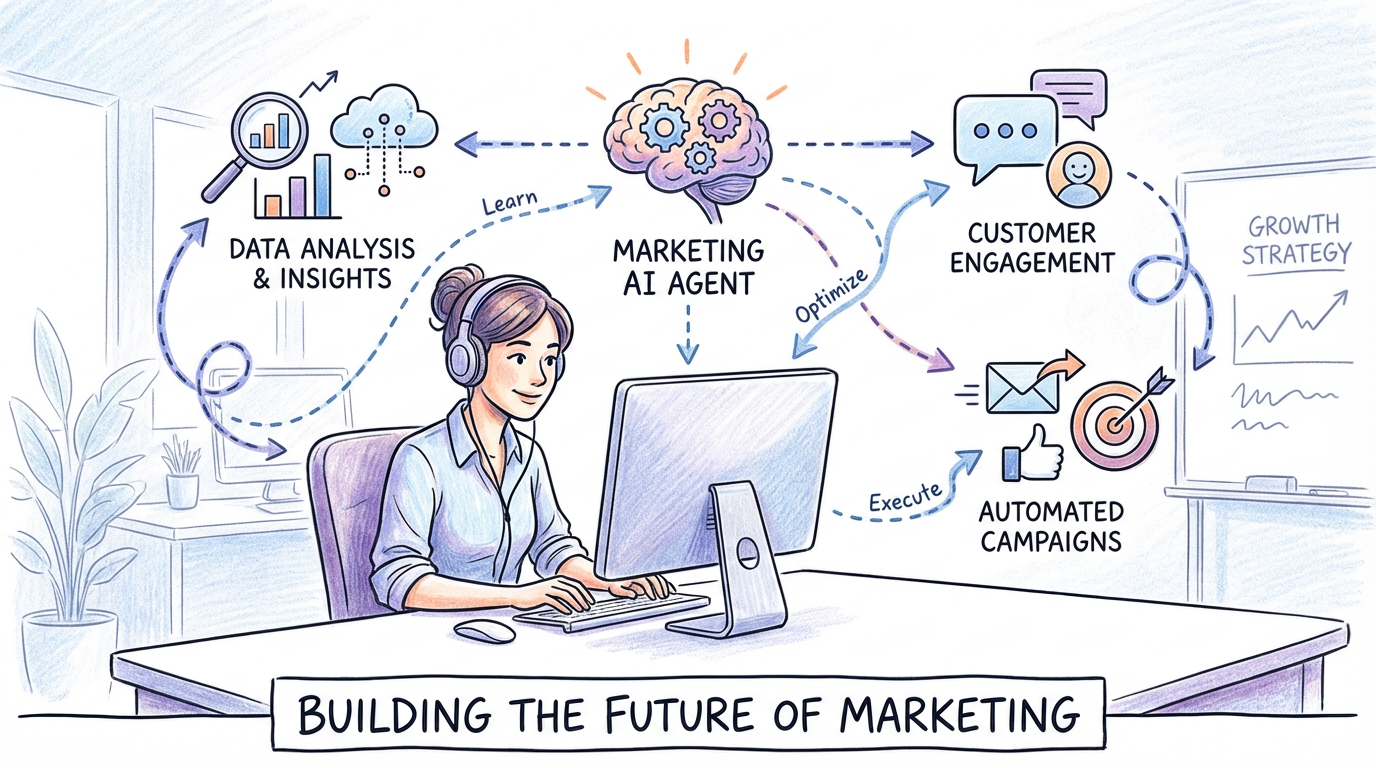 营销智能体搭建概念图