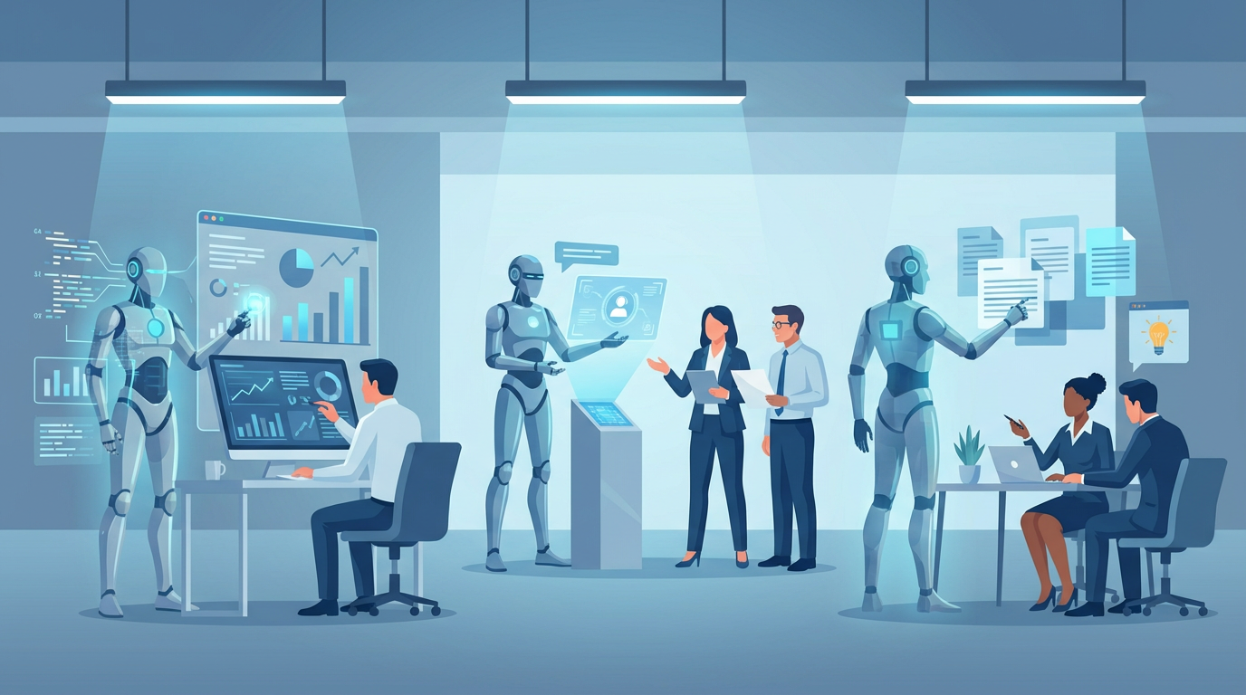 企业AI智能体协同工作愿景