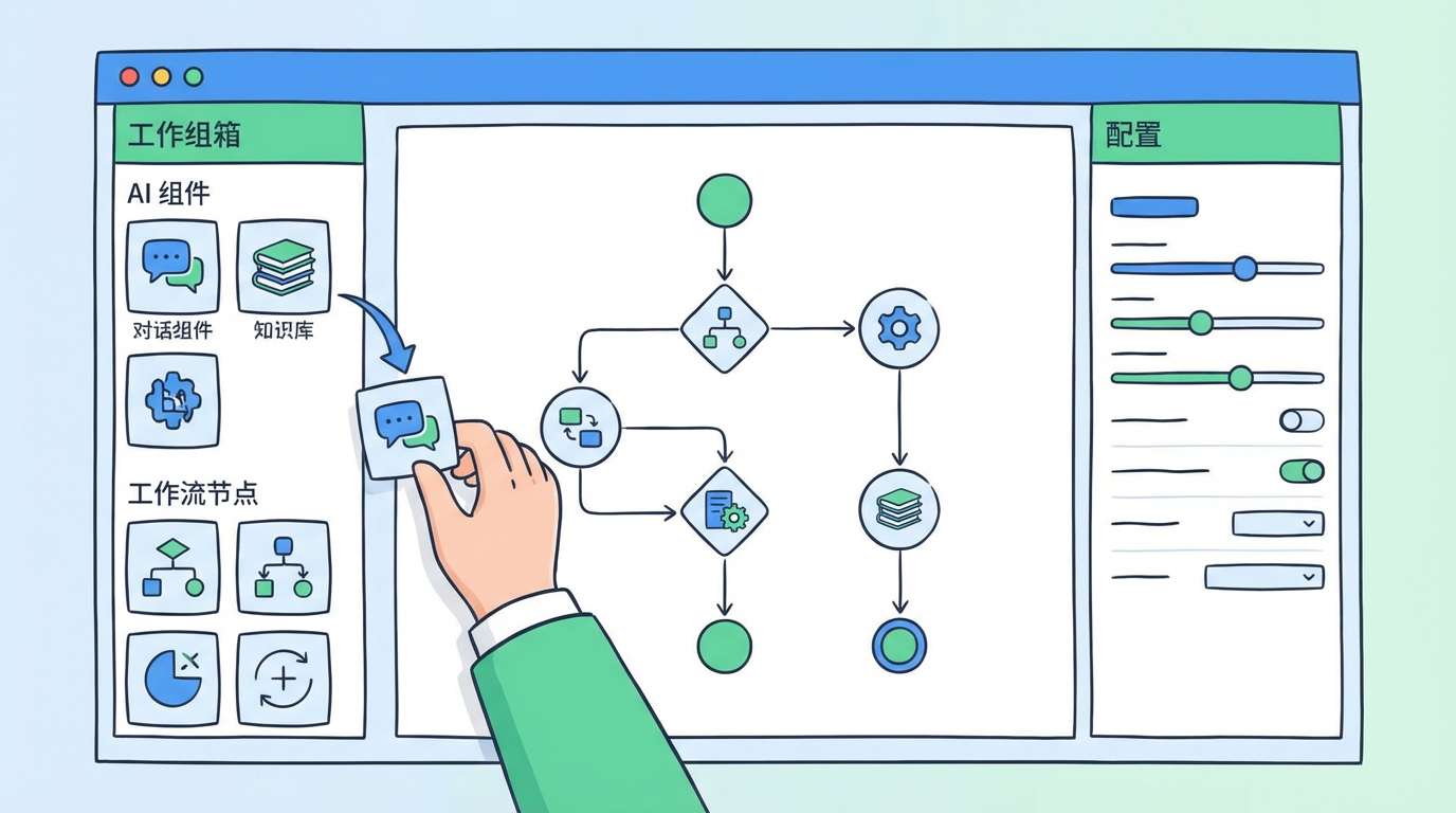 低代码平台可视化开发界面