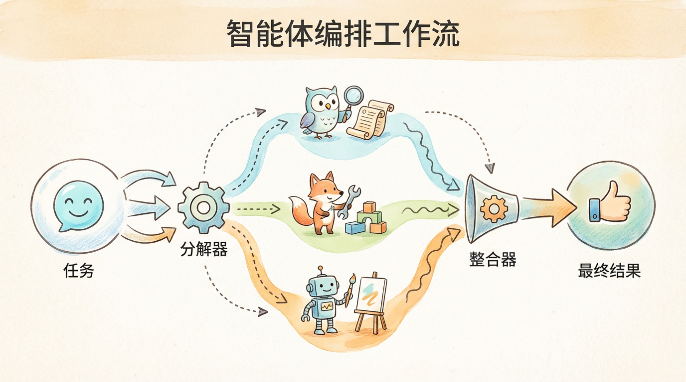 智能体编排工作流